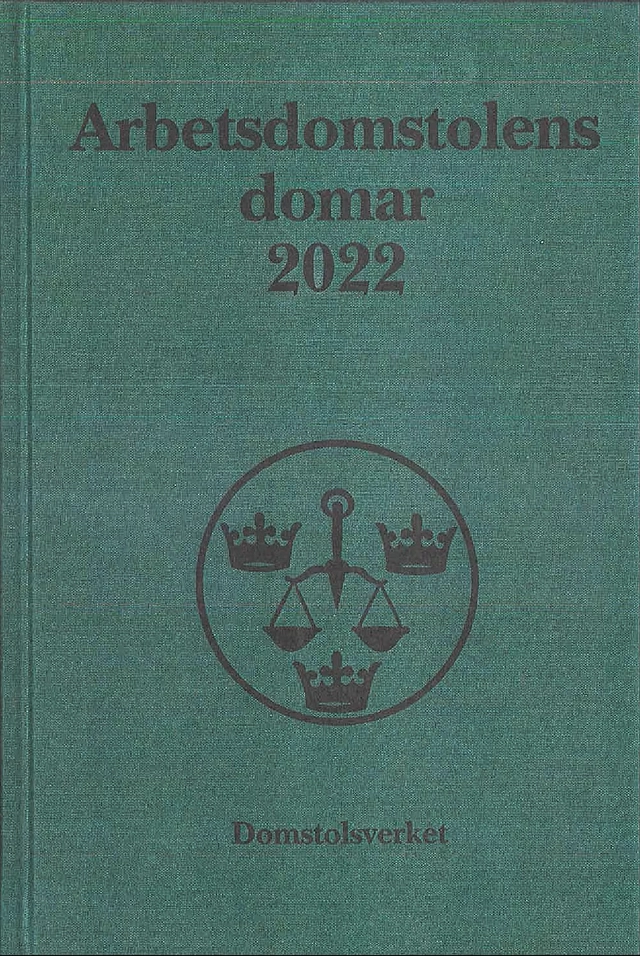 Arbetsdomstolens domar årsbok 2022 (AD); 2026