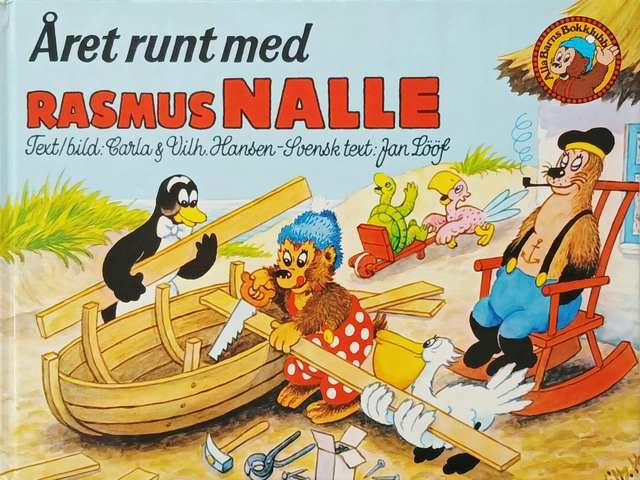 Året runt med Rasmus Nalle; Carla Hansen; 1982
