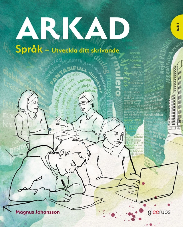 Arkad Sv/Sva, Språk 1 - utveckla ditt skrivande, arbetsbok; Magnus Johansson; 2025