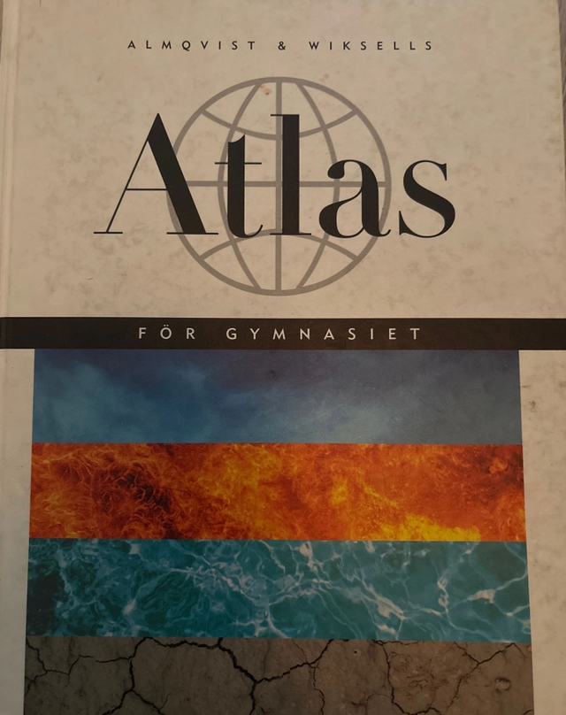 Atlas för gymnasiet ; Almqvist och wiksells; 1999