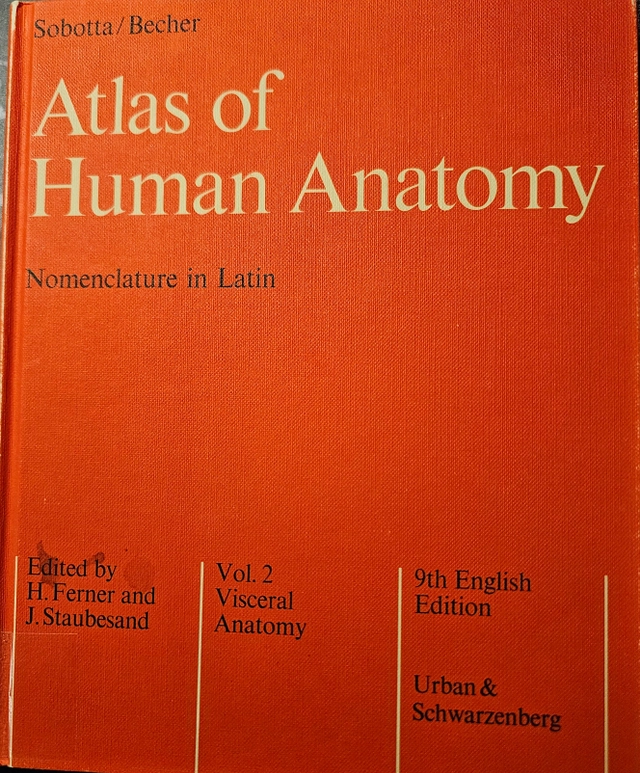 Atlas of human anatomy; Johannes Sobotta; 1975