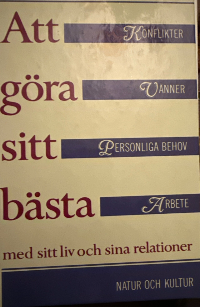 Att göra sitt bästa; L Adams; 1994
