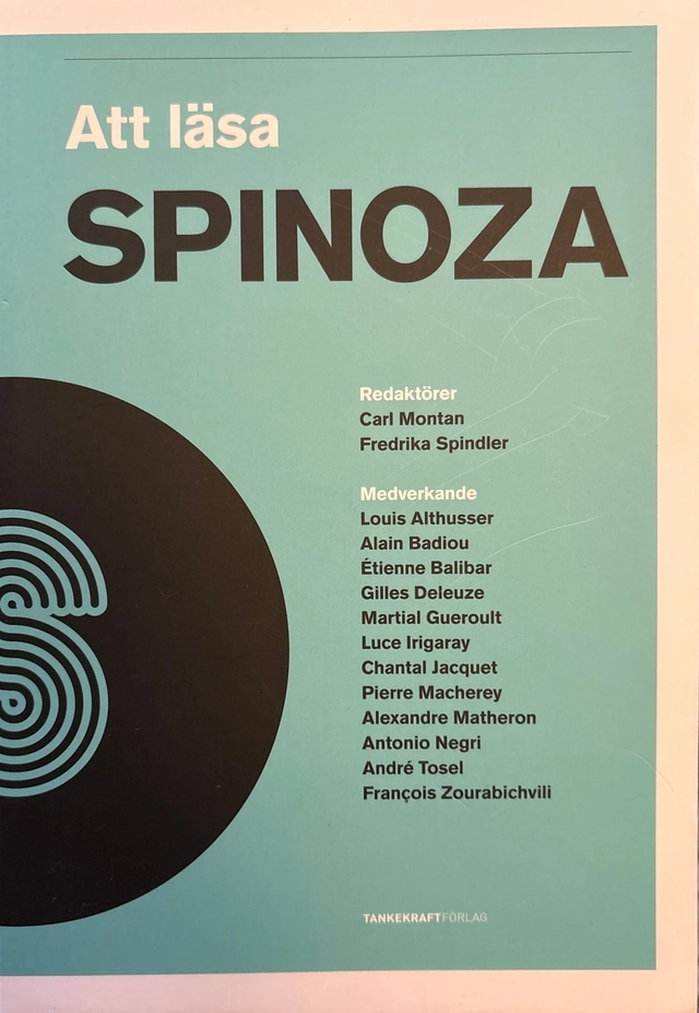 Att läsa Spinoza; Carl Montan; 2016