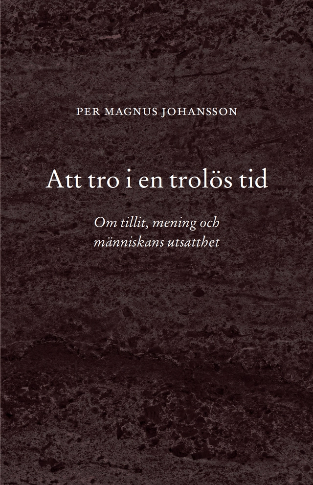 Att tro i en trolös tid : Om tillit, mening och människans utsatthet; Per Magnus Johansson; 2026