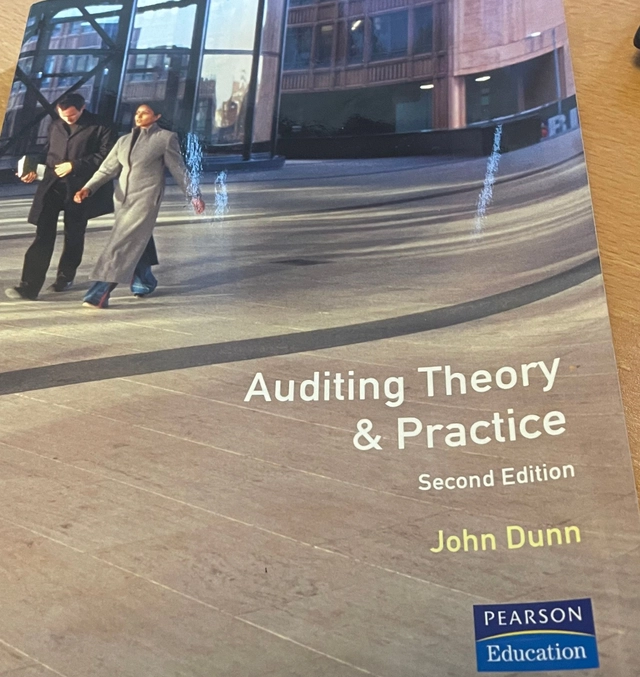Auditing : theory and practice; John Dunn; 1996
