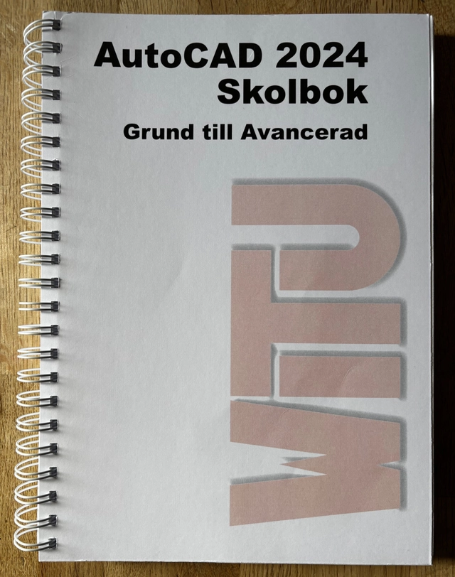 AutoCAD 2024 skolbok : grund till avancerad; Stefano d'Elia, Martin Ravnefjord, Anders Wistrand ; 2023