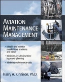 Aviation maintenance management; Harry A. Kinnison; 2004