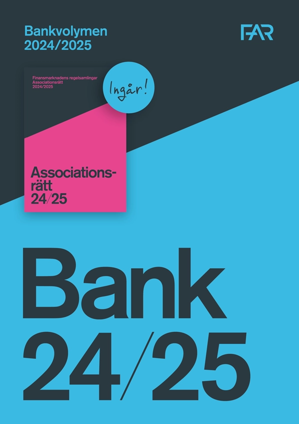 Bankvolymen 2024/2025; FAR, Föreningen Auktoriserade revisorer, FAR SRS, FAR akademi; 2024
