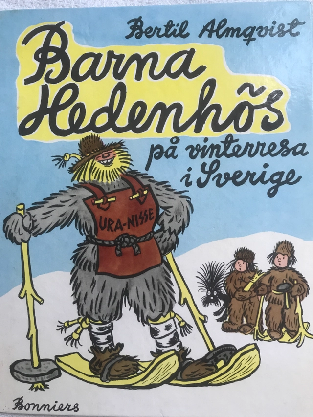 Barna Hedenhös på vinterresa i Sverige; Bertil Almqvist; 1975