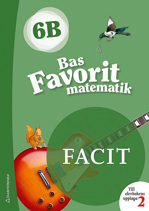 Bas Favorit matematik 6B Facit till uppl. 2, 5-pack; Jaana Karppinen, Jaana Ronkainen-Salminen, Päivi Kiviluoma, Timo Urpiola; 2019
