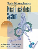 Basic biomechanics of the musculoskeletal system; Margareta Nordin; 2001
