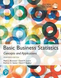 Basic business statistics : concepts and applications; Mark L. Berenson; 2020