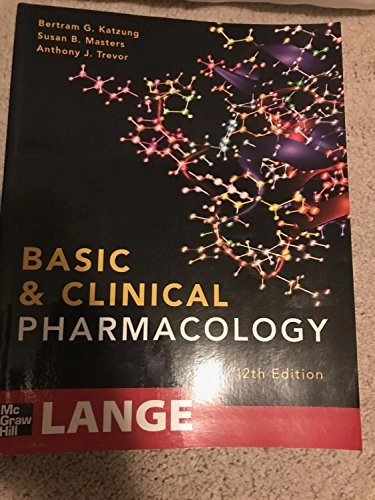 Basic & clinical pharmacology; Bertram Katzung; 2012