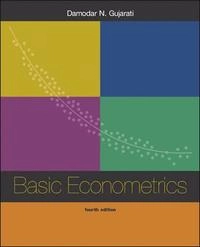 Basic Econometrics w/Software Disk; Damodar Gujarati; 2002