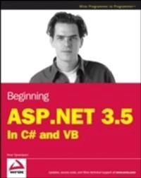 Beginning ASP.NET 3.5: In C# and VB; Imar Spaanjaars; 2008