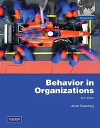 Behavior in organizations; Jerald. Greenberg; 2011