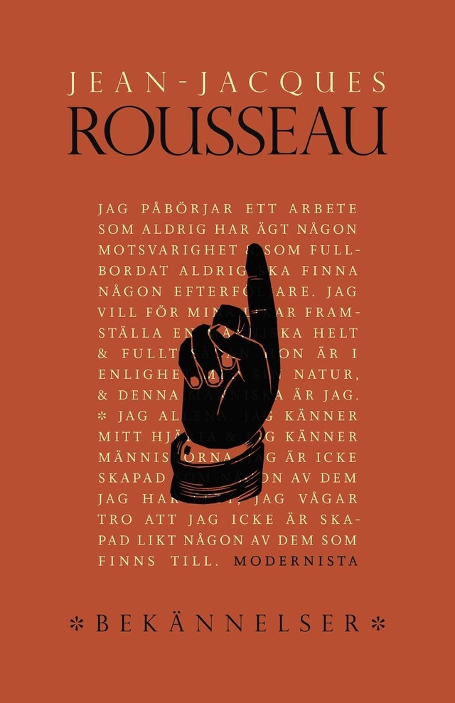 Bekännelser; Jean-Jacques Rousseau, David Sprengel; 2023
