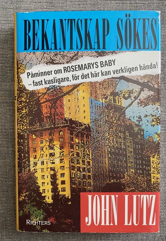 Bekantskap sökes; John Lutz; 1991