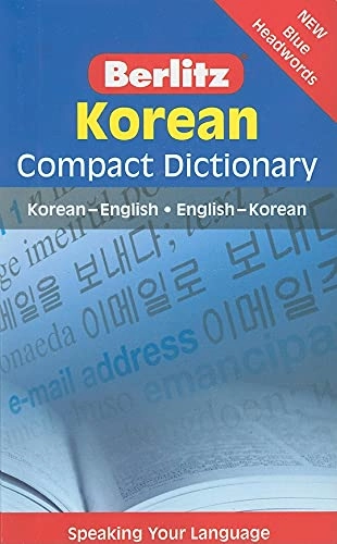 Berlitz Korean Compact Dictionary: Korean-English/English-Korean; Berlitz Publishing; 2011