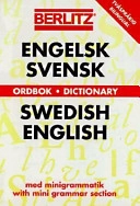 Berlitz Swedish/English Bilingual DictionaryBerlitz dictionaries