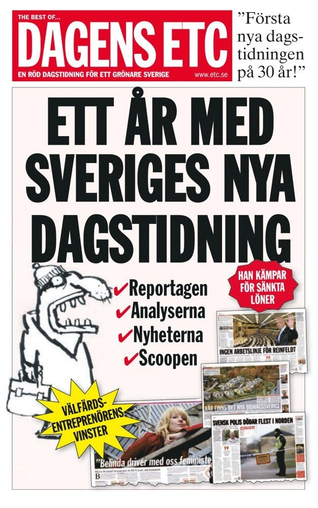 Best of Dagens ETC 2014; Maria Tengblad, Karl Skagerberg, Ulf Lundqvist; 2015