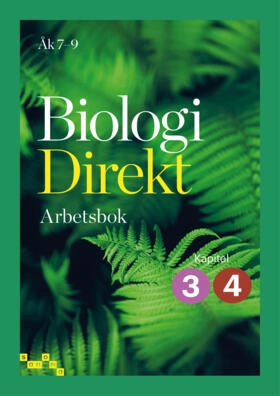 Biologi Direkt Arbetsbok, kapitel 3-4 (5-pack); Lars Erik Andersson; 2026