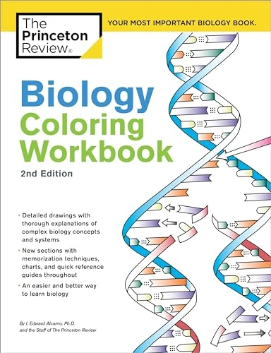 Biology Coloring Workbook; The Princeton Review, Edward Alcamo; 2017