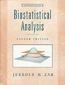 Biostatistical analysis; Jerrold Howard Zar; 1999