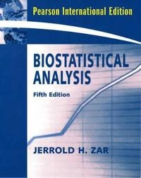 Biostatistical analysis; Jerrold Howard Zar; 2010