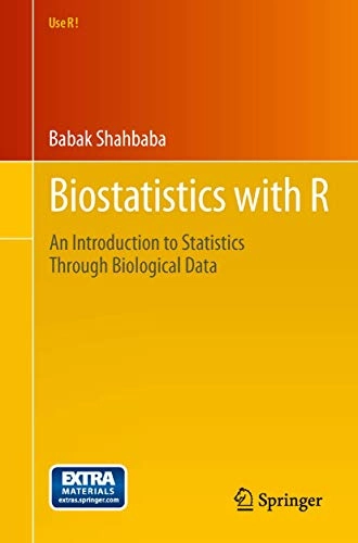 Biostatistics with R : an introduction to statistics through biological data; Babak Shahbaba; 2012