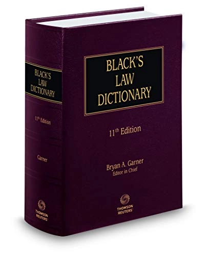 Black's law dictionary; Bryan A. Garner; 2019