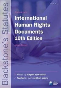 Blackstone's international human rights documents; Alison Bisset; 2016