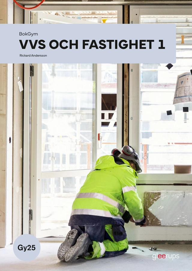 BokGym VVS och fastighet 1, bok, Gy25; Rickard Andersson; 2025