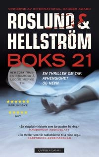 Boks 21; Anders Roslund, Börge Hellström, Henning Kolstad; 2019