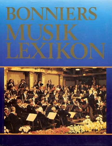 Bonniers musiklexikon; Folke H. Törnblom, Sven Lidman, Ann-Marie Lund; 1988