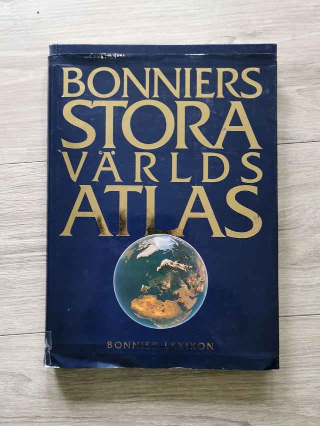 Bonniers stora världsatlas: En ny Atlas för en ny tid; Bonnier lexikon; 1994