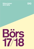 Börsvolymen 2017/2018; FAR, Föreningen Auktoriserade revisorer, FAR SRS, FAR akademi; 2017