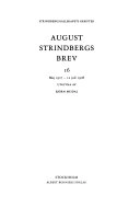 Brev 16; August Strindberg; 1989