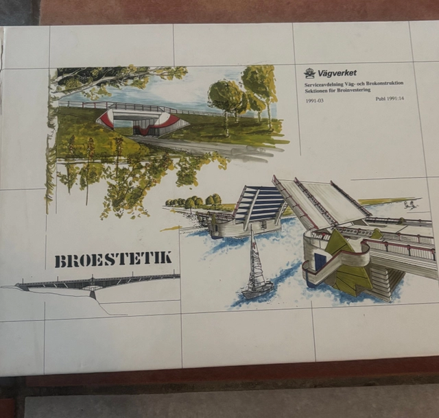 Broestetik; Sverige. Vägverket, Sverige. Statens vägverk
(tidigare namn), Sverige. Statens vägverk, Sverige. Trafikverket
(senare namn), Sverige. Trafikverket; 1991
