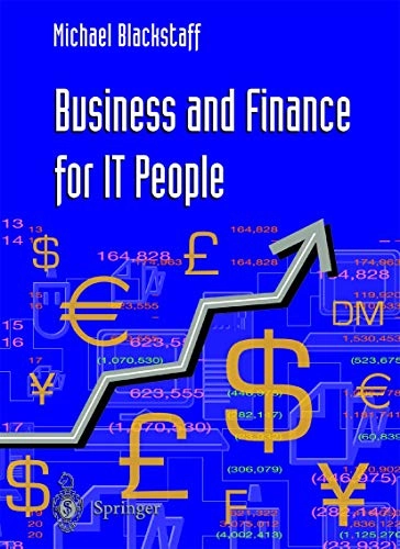 Business and finance for IT people; Michael Blackstaff; 2000