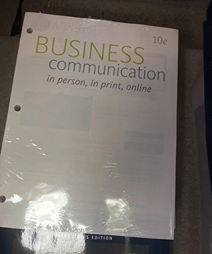 Business communication : in person, in print, online; Amy Newman; 2017