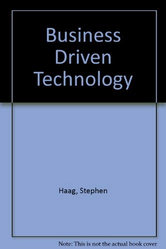 Business driven technology; Stephen Haag; 2008