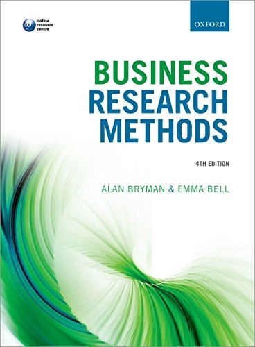 Business research methods; Alan Bryman; 2015