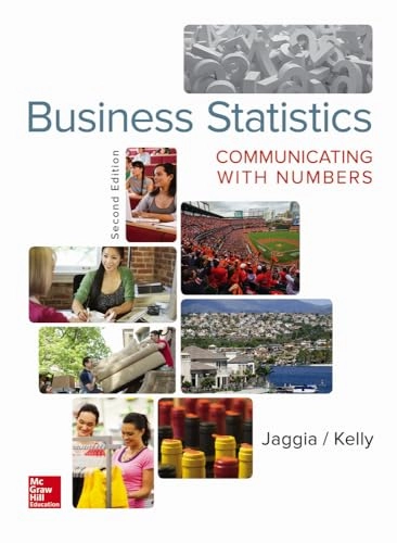 Business statistics : communicating with numbers; Sanjiv Jaggia; 2016