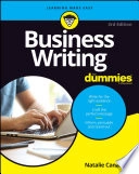 Business Writing For Dummies; Natalie Canavor; 2021