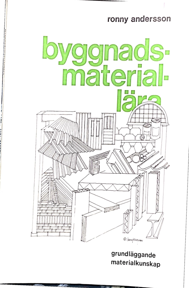 Byggnadsmateriallära; Ronny Andersson; 1990