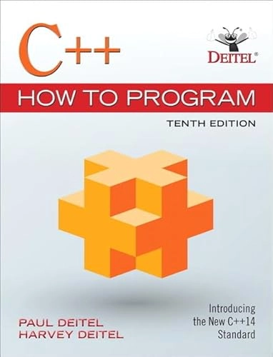 C++ : how to program; Paul J. Deitel; 2017