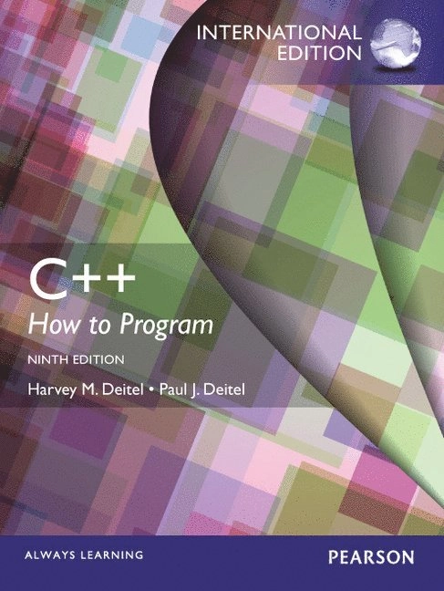 C++ how to program; Paul J. Deitel; 2014