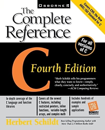 C : the complete reference; Herbert Schildt; 2000