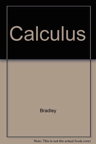 Calculus; Gerald L. Bradley; 1995